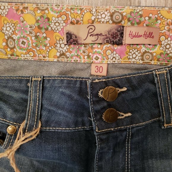 Womens Paige Jeans Hidden Hills Bootcut Size 30 - Picture 2 of 6